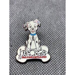 2000 Vintage 102 Dalmatians 101 Disney Store Enamel Pin Domino Puppy Dog